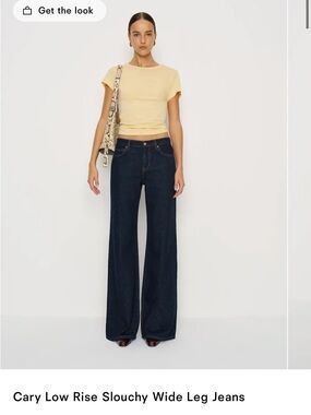Reformation Wide-Leg Jeans - Dark Indigo